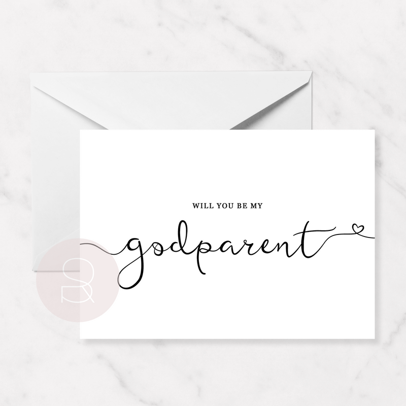 Will You Be..Godparent Card | A6