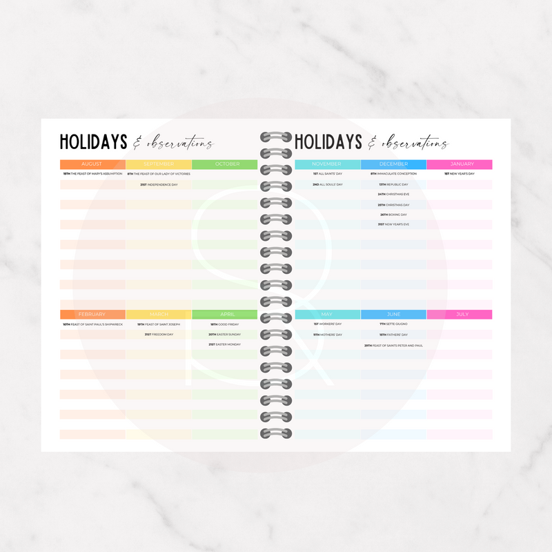 2024/25 Teacher Planner -  A4 Spiral Bound