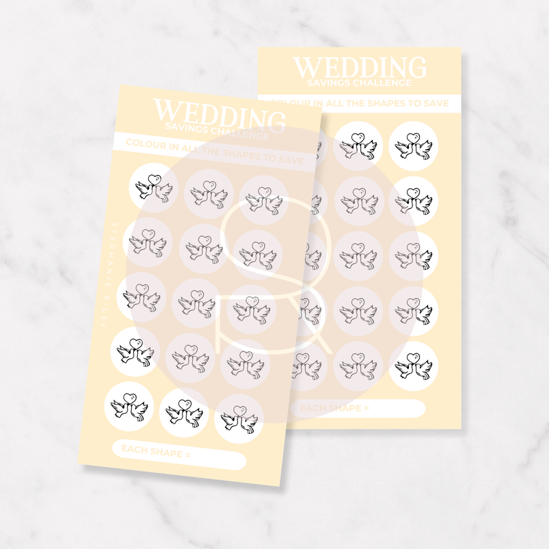 Wedding Tracker | Savings Challenge