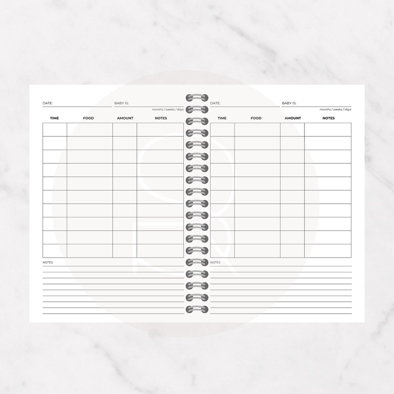 Baby Daily Log Book | Plaid