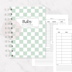 Baby Daily Log Book | Plaid