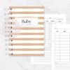 Baby Daily Log Book | Stripes