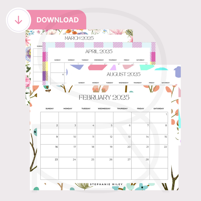 2025 Wall Calendar | Digital Download