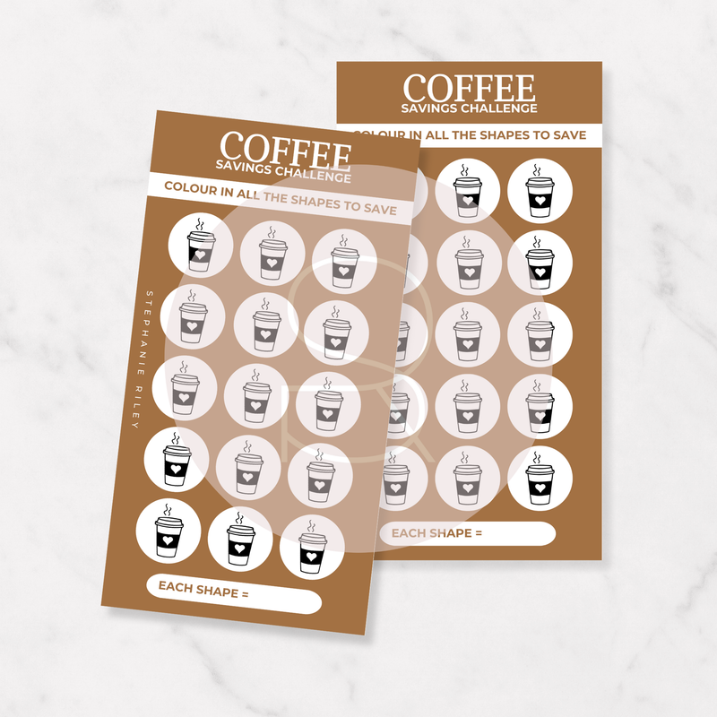 Coffee Tracker | Savings Challenge