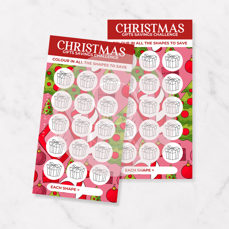 Christmas Gifts Tracker | Savings Challenge