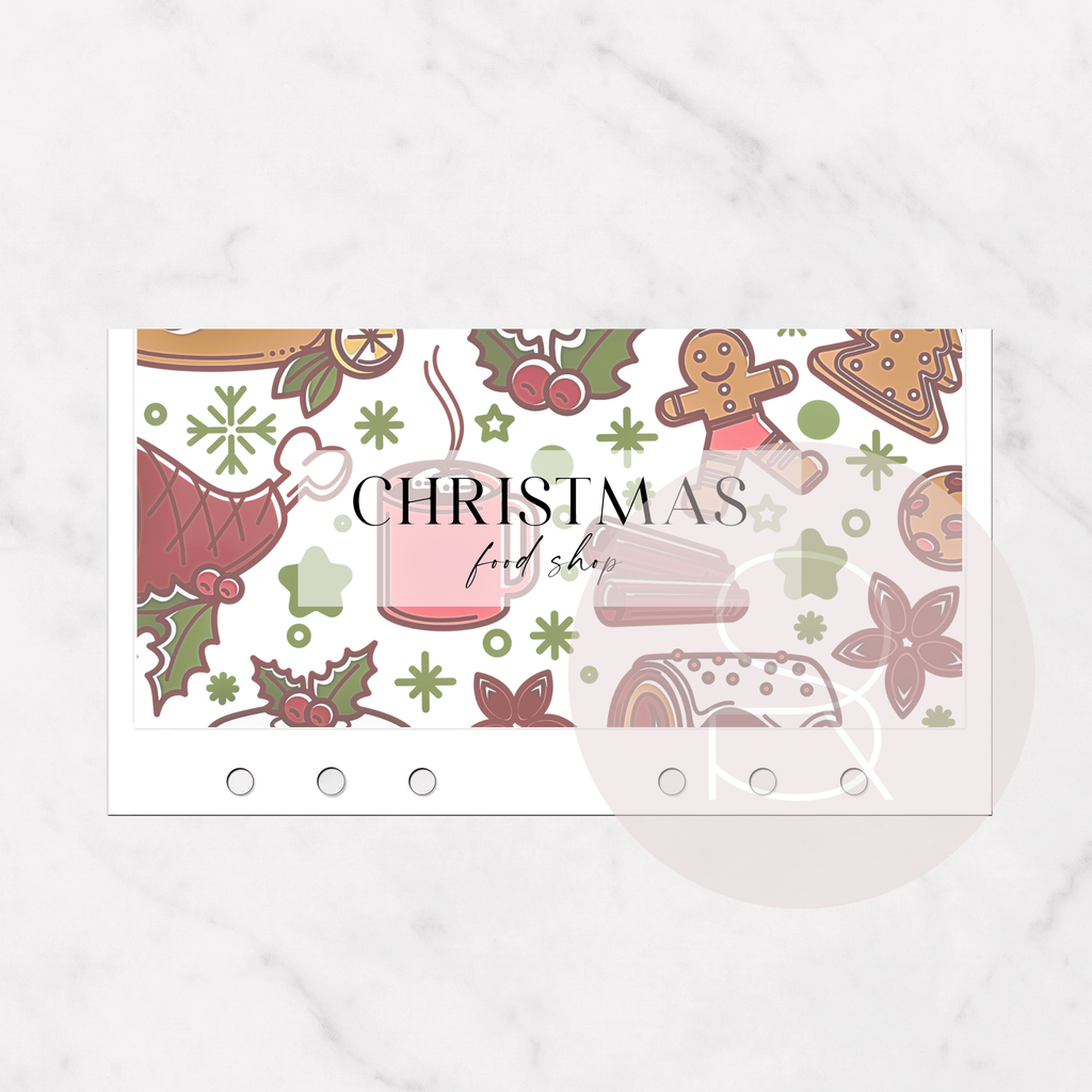 Christmas Food Shop Tracker | Savings Challenge