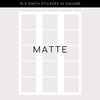 Matte Stickers - Square