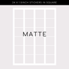 Matte Stickers - Square