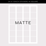 Matte Stickers - Square