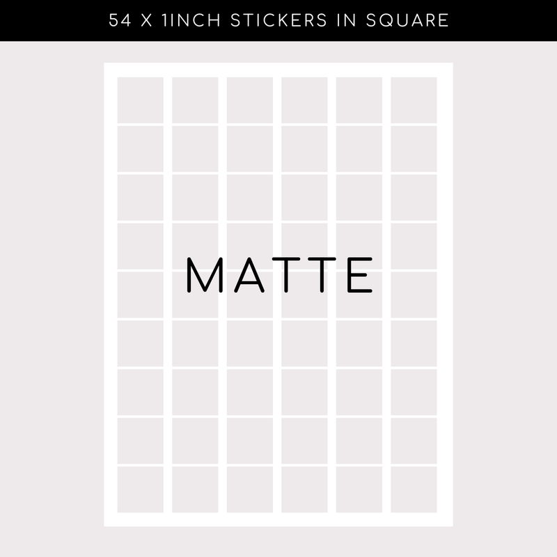 Matte Stickers - Square