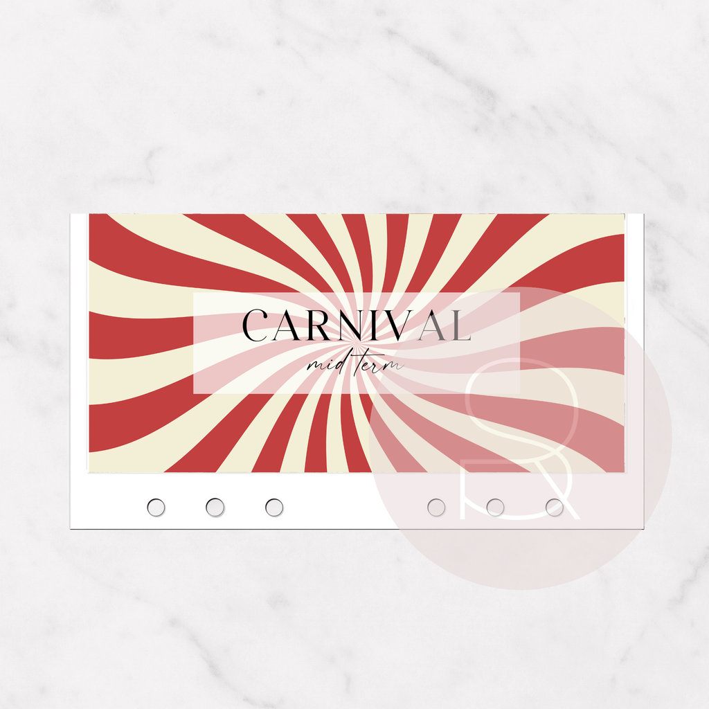 School Carnival Mid Term Tracker | Savings Challenge