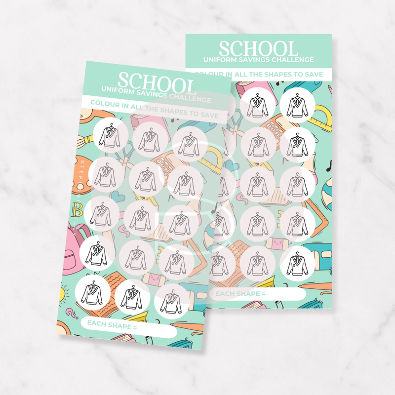 School Uniform Tracker | Savings Challenge