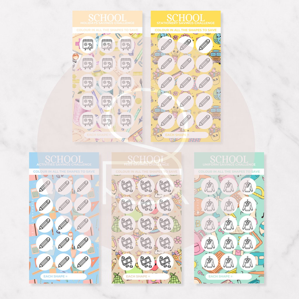 School Bundle Tracker | Savings Challenge