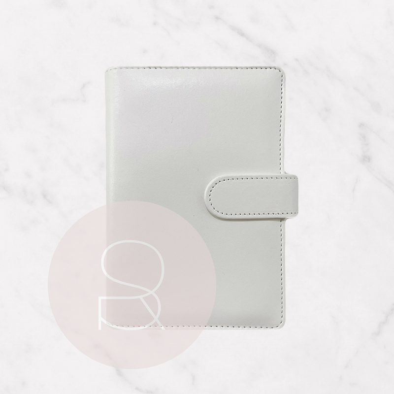 Poppy Binder | White